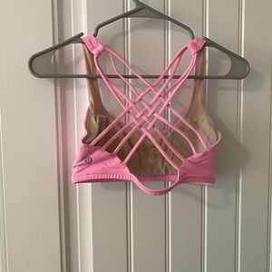 Lululemon Pink Sports Bra